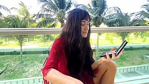 a sexy brunette with long hair reveals makeup secrets for a flawless face