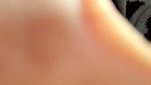 Sexy pregnant MILF strips and teases in web chat