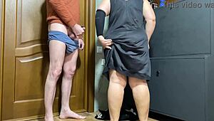 i cum on my stepmother-in-law's big ass in her nightgown