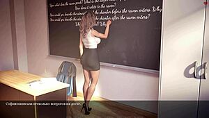 Complete Gameplay - Lust Part 28 with Rough Classroom Group Action