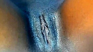Petite caribbean girl cheats in threesome with big black cock, gets caught squirting