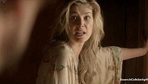 Rosamund Pike Goes Topless in Women in Love Ep2 2011