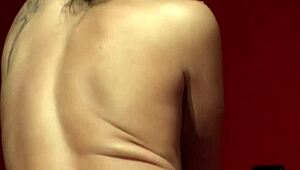 Sexy student punished with pegs on tits