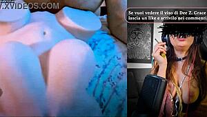 Dee Z Grace Reveals Horny Voice of Big-Titted Britney in Italian Dialogues - Tantaly