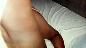 Petite amateur rides big black cock relentlessly