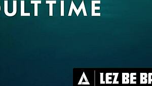 Lez Be Bad - Big Tits MILF Cory Chase Rides Rough Reverse Anal Cowgirl. Strap-On Action with Sexy Ana Foxx!