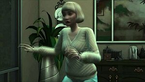 Scream 1996 Intro Remake in Sims 4 Halloween Bold Action