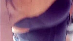 sarah rosa shows big ass in gangbang part 15