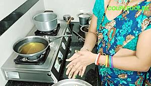 Komal Making Jamun in Kitchen Gets Banged Hard by Us