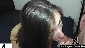 Elektra Rose gets FUCKED by HUGE DICK in POV, sucking and licking!