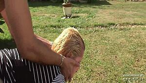 French Slut Cindy Picardie Gets Analyzed And Facialized In Outdoor Hardcore