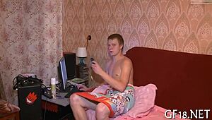 Boy Sits And Stares At Teen Couple