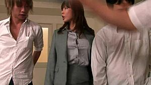 Horny Japanese Teacher Bangs Students in Uncensored Gangbang Movie