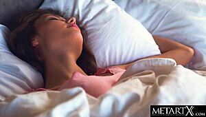 See her perfect breasts bounce during intense solo orgasm