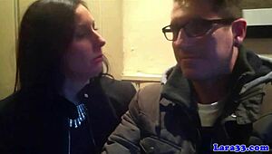 damn, glam mature sucks cock after pickin’ up some lucky bloke! 😜