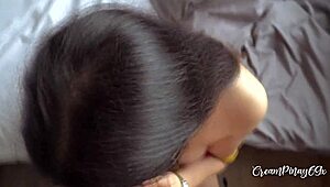 Young Pinay Walker gives head but gets her pussy eaten by FB client in scandal