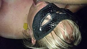 Blonde Co-Worker Celebrates 4th of July Outdoors