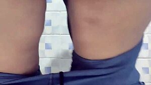 Hidden camera, mature latina ann worships ass?