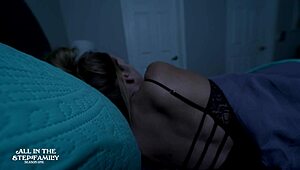 omg, the stepson was scared of thunder but fucked his stepmother to overcome it 😱