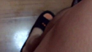 Young Asian housewife gets some hot and steamy action in this homemade video