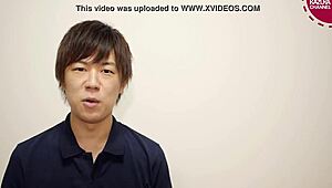 Japanese gay boy kazuya explores desires