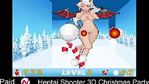 Hentai Shooter 3D Christmas Party! Unbelievable Anime Action