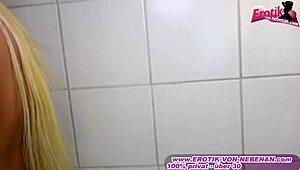 deutsche blonde with big tits and teen 18+ body gets assfucking in pov homemade scene, bodybuilder cock going ass to mouth