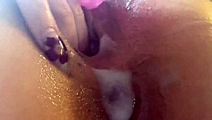 ultimate creamy pussy up close toy fuck you will jizz instantly