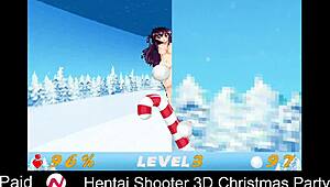 Hentai Shooter 3D Christmas Party! Unbelievable Anime Action