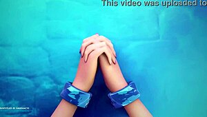 Cold day, anime characters warm up with big ass action