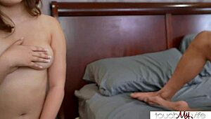 young wife leana lovings caught cheating in our bed