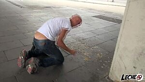 SPANISH pornstar GINGER gets DEEPTHROAT blowjob from VAGABUND