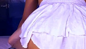 strong-willed college girl enjoys passionate night with lover in jacuzzi