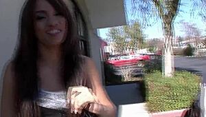 Ebony Whore In Miniskirt Gets Drilled Deep In Missionary