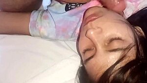 Enjoying hardcore sex with petite tits and wet pussy lovers