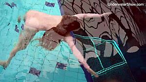 Simonna's horny underwater pool adventure