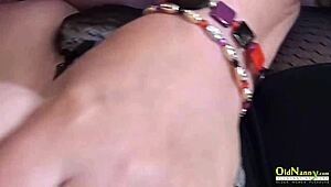 busty old lesbians finger and lick in threesome