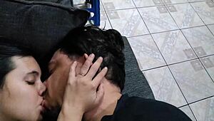 the old man rolls a lot of delicious action with the young nymph in amateur fun