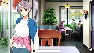 doukyuusei satomi's events and ending with short hair asian student