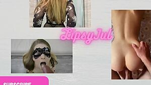 Russian friend enjoys sex in rider pose