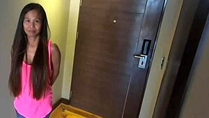 Desperate Filipina Maid Agrees to Ride Boss for a Job Opportunity