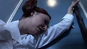 The new colleague is getting fucked hard in this horny roleplay