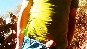 Boy Feels Intense Pleasure While Masturbating Alone in His Room