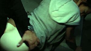 Public German Milf In Berlin By Night Gets Nude Pussy Fingered And Blowjob Licked Outdoors!