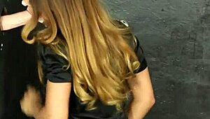 Adorable Classy Eurobabe Receives Bukkake Facial At Gloryhole.