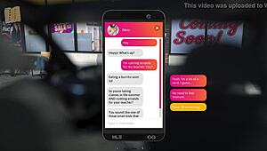 Ta učiteljica z velikimi joškami in rijo segreva poletje z divjim jebanjem.