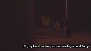 brunette student roughly fucked doggystyle