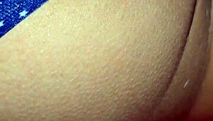 latina teen with big tits masturbates, squirting and getting creampie in anal fetish game