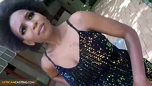 Busty Ebony Impressed!