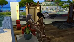 Seraphina meets the neighbor